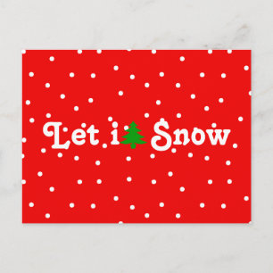 Let it Snow! Holiday Postcard