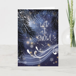 Let It Snow - Hubble Space Telescope Holiday Card