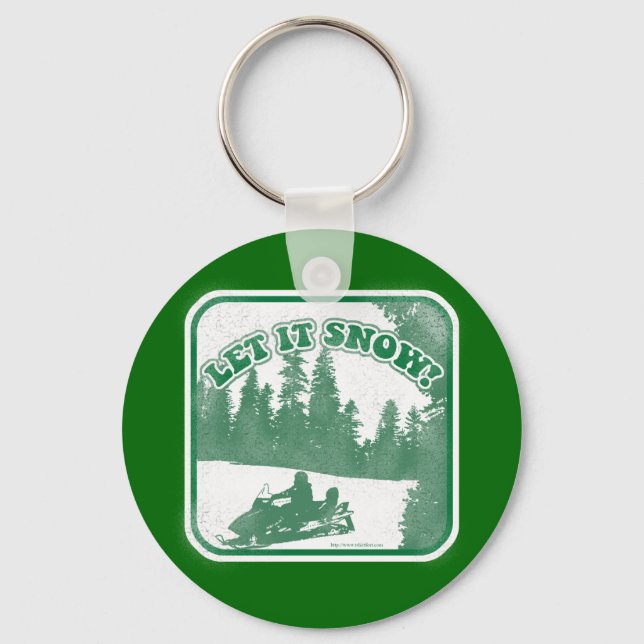 Let It Snow Keychain (Front)