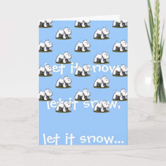 Let it snow, let it snow... holiday card (Front)