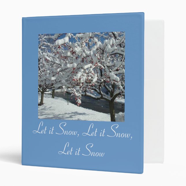 Let it Snow, Let it Snow, Let Snot Binder (Front/Inside)