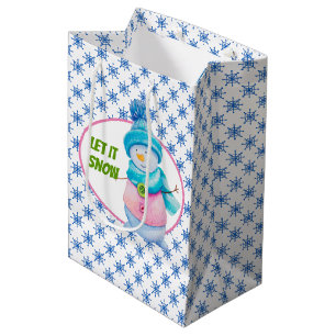 Let It Snow Medium Gift Bag