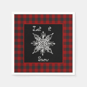 Let it snow napkin