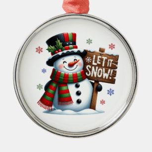 Let It Snow Ornament