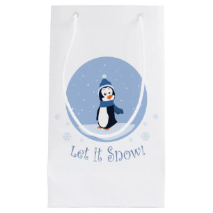 Let It Snow! (Penguin) Small Gift Bag