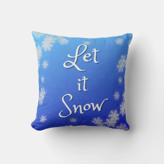 Let it Snow pillow