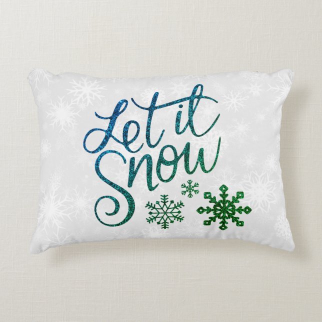 Let It Snow Pillow (Front)