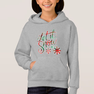 Let It Snow Plaid Girl's