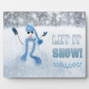 Let It Snow Plaque