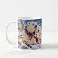 Let It Snow Polar Bear Christmas Mug