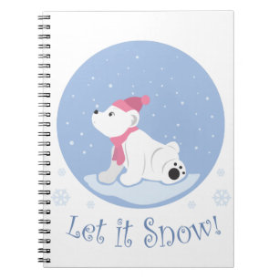 Let It Snow! (Polar Bear Cub) Notebook