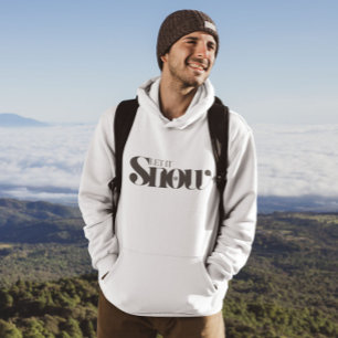 Let It Snow, Santa Claus Merry Christmas Hoodie