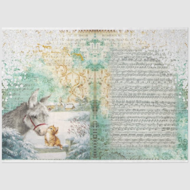 Let it Snow Series Design 5 Tissue Paper (Front)