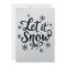 Let it Snow Snowflake Winter Season Chrstmas