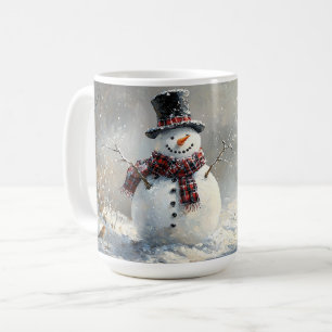 Let It Snow Snowman Coffee Mug