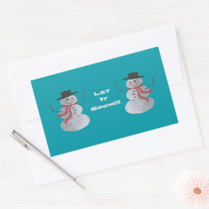 Let it Snow!!! Snowman Sticker
