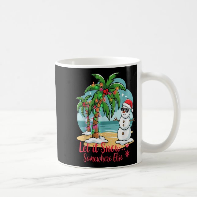 Let It Snow… Somewhere Else – Trocal Christmas Fun Coffee Mug (Right)