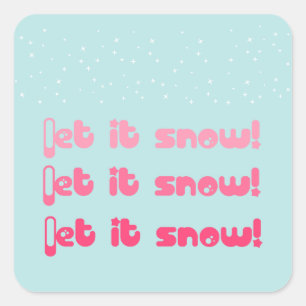 Let it Snow Sticker