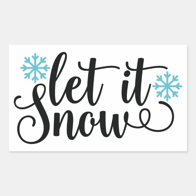 Let It Snow Sticker (Front)
