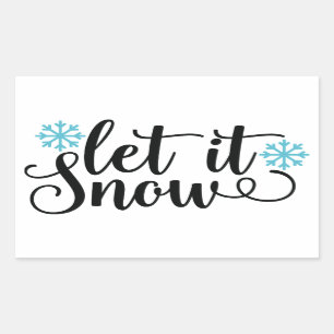 Let It Snow Sticker