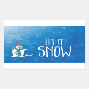 Let It Snow Sticker