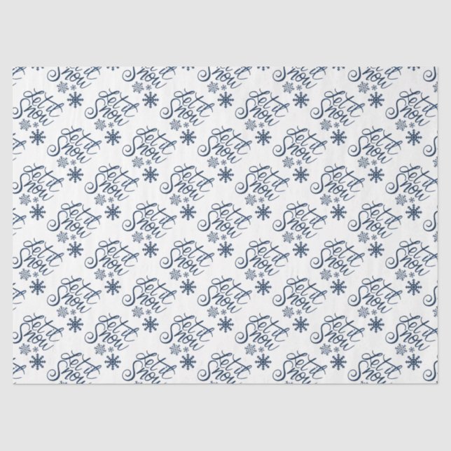 Let it Snow Tissue Paper (Front)