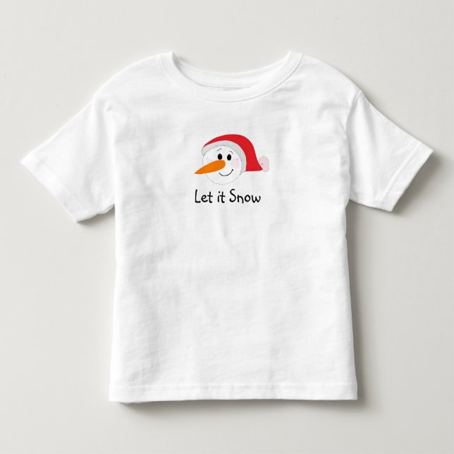 Let it Snow Toddler T-shirt (Front)