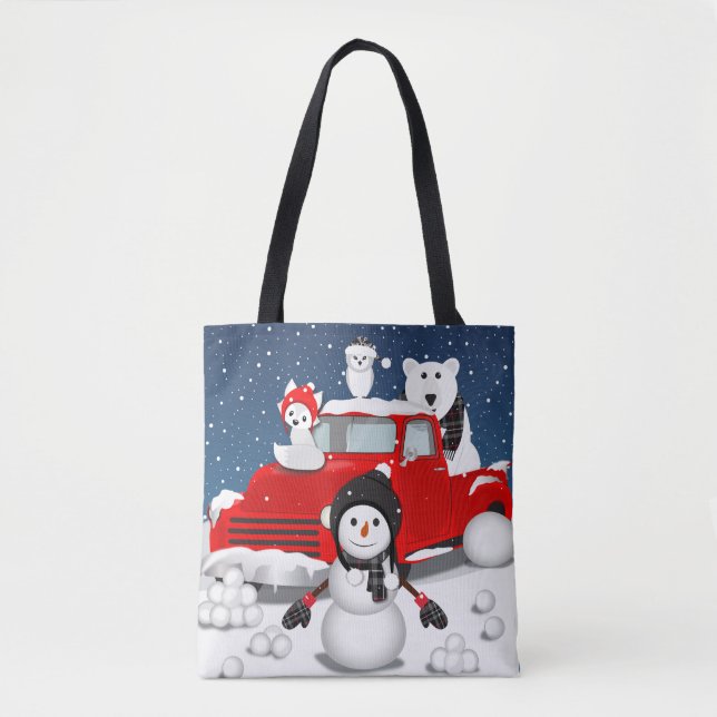Let It Snow Tote Bag (Front)
