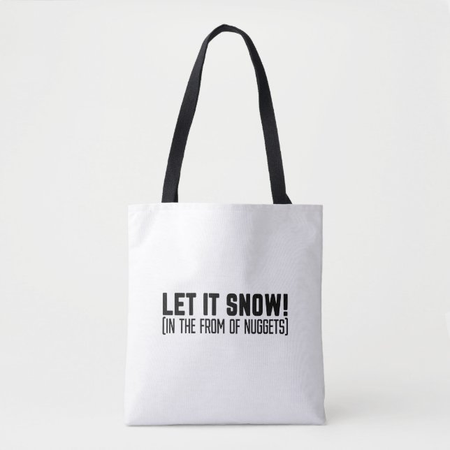 Let It Snow Tote Bag (Front)