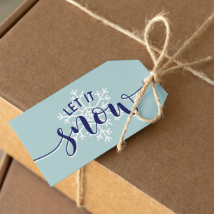 Let It Snow! Winter Holiday Gift Tags