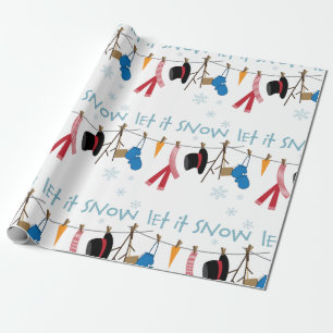 Let It Snow Wrapping Paper