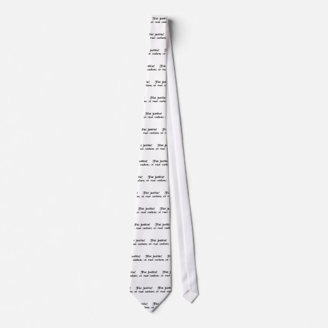 Let justice be done. (though the heavens fall) tie (Front)