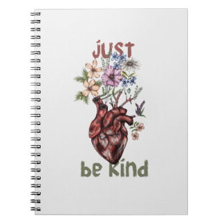 Let Kindness Bloom from Heart | notbooks Notebook