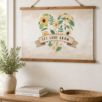 Let Love Grow | Botanical Heart