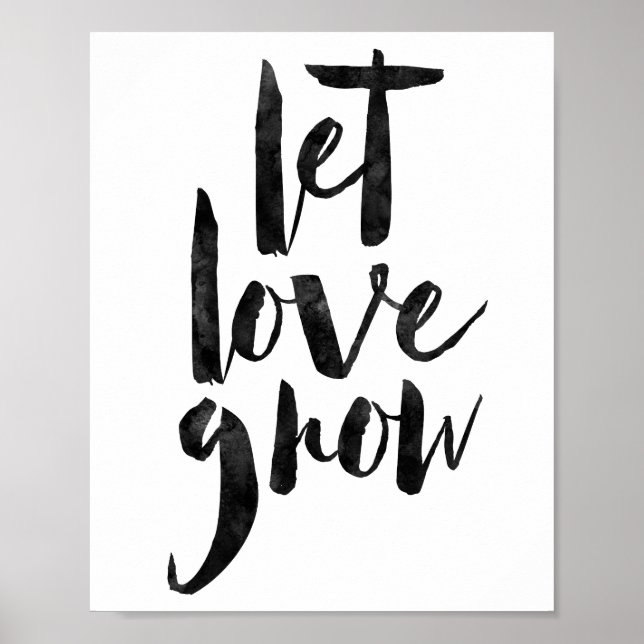Let Love Grow Poster (Front)