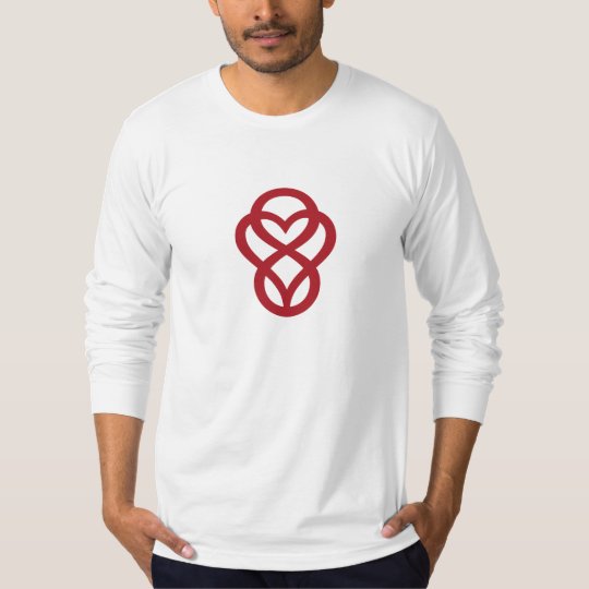 Let Love Out Men's Heather Grey Long Sleeve Tee