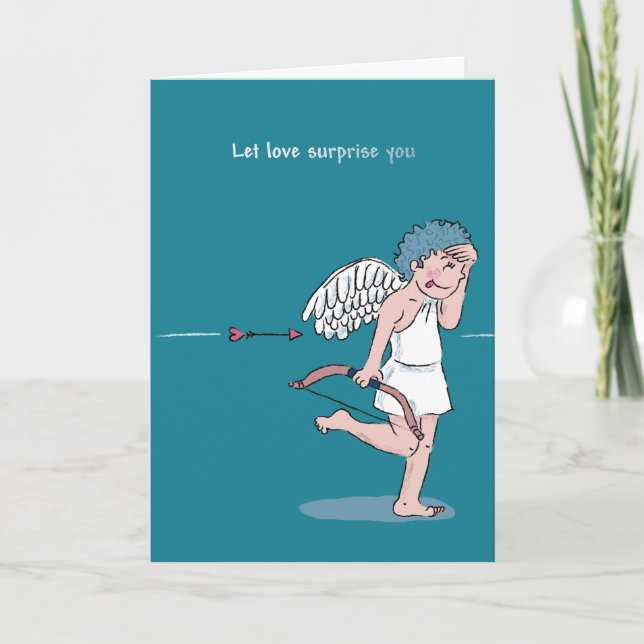 Let love surprise you holiday card (Front)