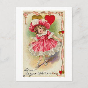Let Me Be Your Valentine Holiday Postcard