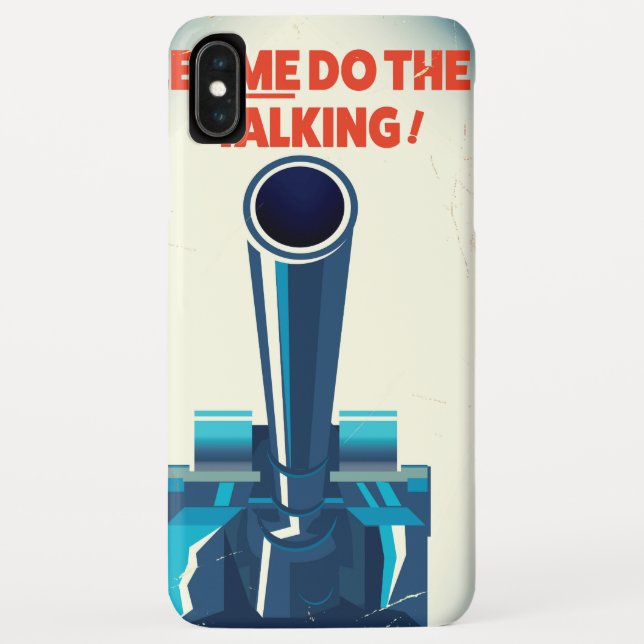 Let ME do the talking (WW2 Style print) Case-Mate iPhone Case (Back)