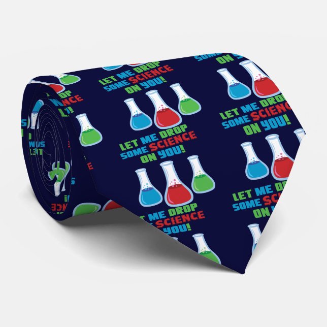 Let Me Drop Some Science On You Tie (Rolled)