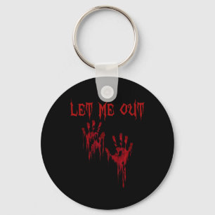 Let Me Out Hands Creepy Scary Halloween Keychain
