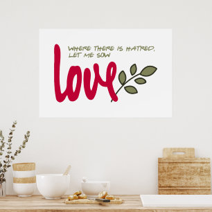 Let me sow love poster