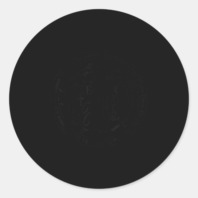 Let Me Tell You About My Jesus God Christian Men W Classic Round Sticker (Front)