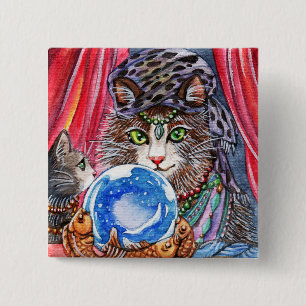 Let Me Tell Your Fortune 2 Inch Square Button