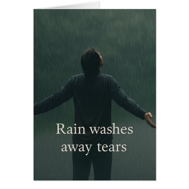 Let Nature Grieve With You Card (Front)