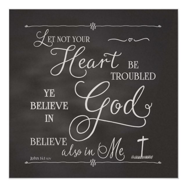 Let Not Your Heart Be Troubled Poster (Front)