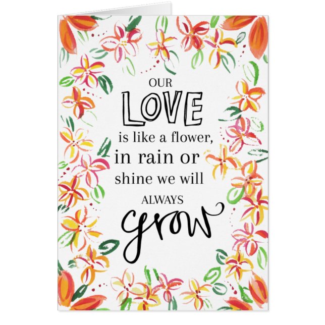 Let our LOVE grow (Front)