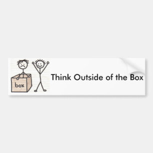 Let People Know How You Think! Bumper Sticker