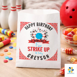 Let’s Bowl! Fun Kids 5th Birthday Party Bowling Favour Bag