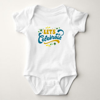 Let’s Celebrate | Festive Party Design Baby Bodysuit